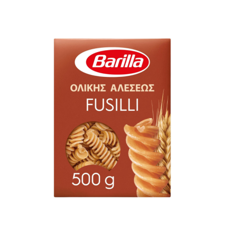 Barilla ζυμαρικά fusilli ολικής άλεσης 500gr