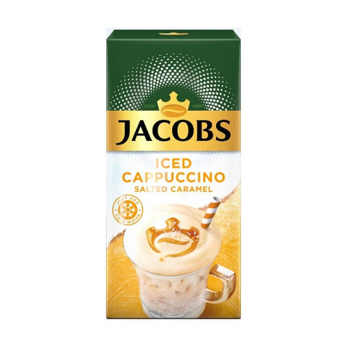 Jacobs φακελάκια iced cappuccino salted caramel 8τεμ