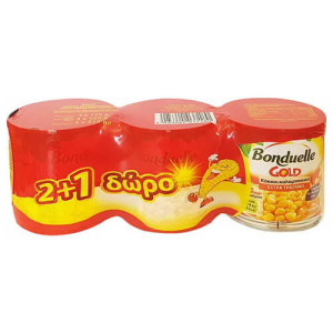 Bonduelle καλαμπόκι gold 3x170gr