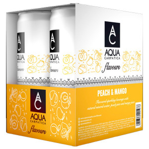 AQUA CARPATICA (4x330ml) - (ΡΟΔΑΚΙΝΟ & ΜΑΝΓΚΟ)  - 1