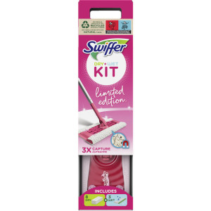 SWIFFER WET+DRY ΣΚΟΥΠΑ ΜΕ ΠΤΥΣΣΟΜΕΝΗ ΛΑΒΗ (8+3 ΠΑΝΑΚΙΑ)