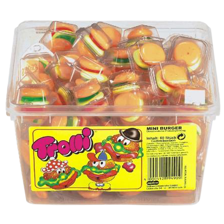 Trolli ζελεδάκι burger 10gr