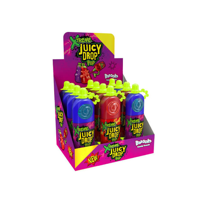 Juicy drops ζελεδάκια x-treme φρουτοσταγόνες 12x57gr