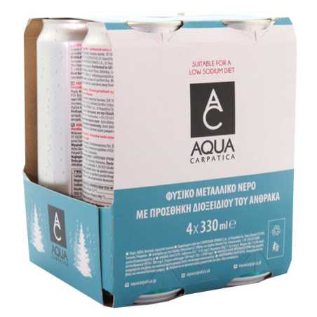 Aqua carpatica ανθρακούχο νερό 4x330ml