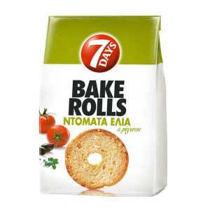 7 days bake rolls με ντομάτα και ελιά 150gr