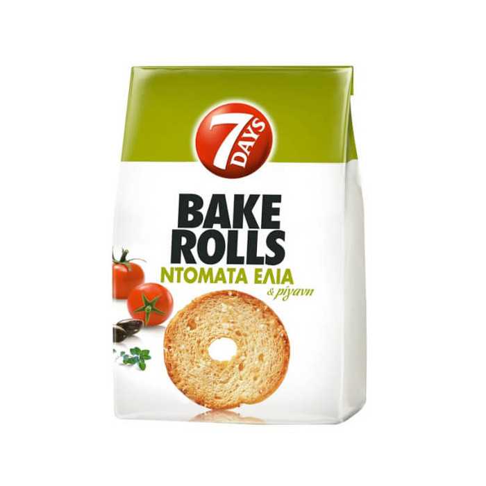 7 Days bake rolls με ντομάτα και ελιά 150gr