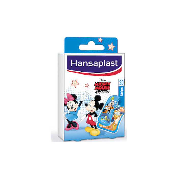 Hansaplast αυτοκόλλητα επιθέματα junior mickey & friends 20τεμ