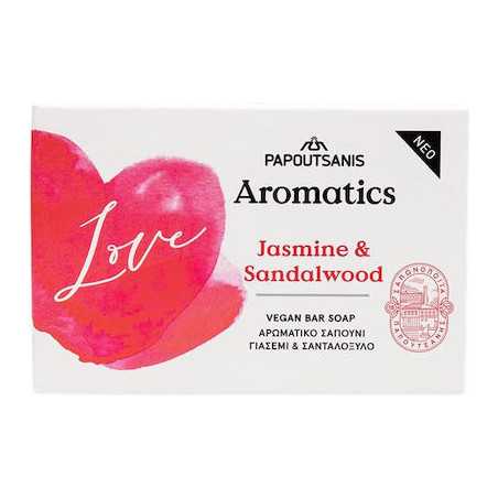 Παπουτσάνης aromatics σαπούνι love 125gr