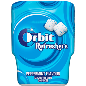 ORBIT ΤΖΙΧΛΕΣ ΚΟΥΤΙ PEPPERMINT 67GR