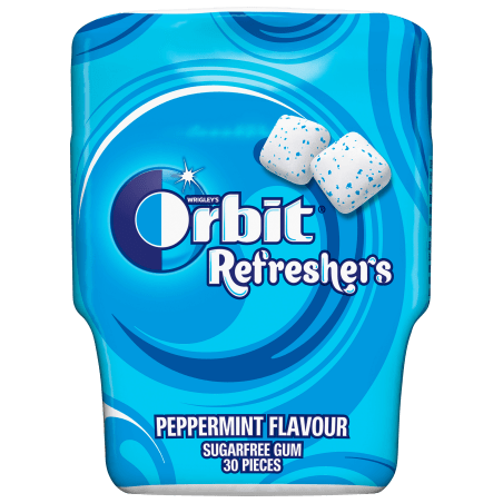 ORBIT ΤΖΙΧΛΕΣ ΚΟΥΤΙ PEPPERMINT 67GR