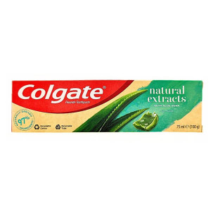 Colgate οδοντόκρεμα natural extracts με αλόη 75ml