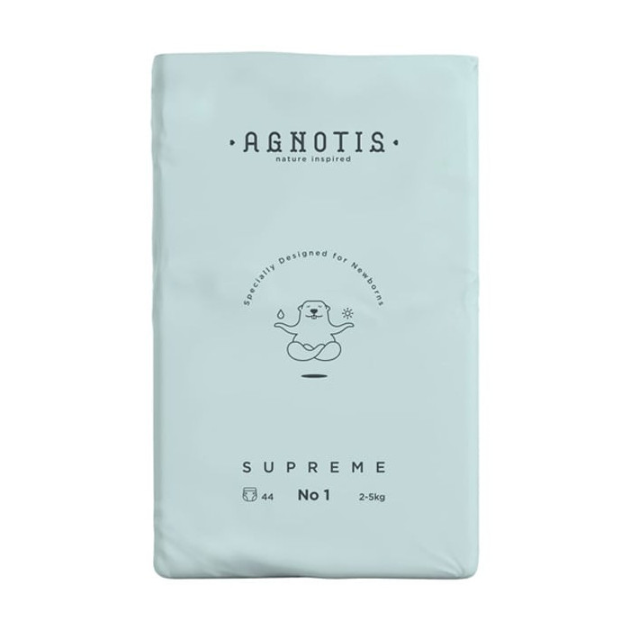 Agnotis παιδικές πάνες supreme No1 2-5kg 44τεμ