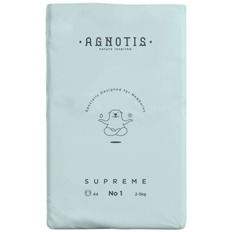 Agnotis παιδικές πάνες supreme No1 2-5kg 44τεμ