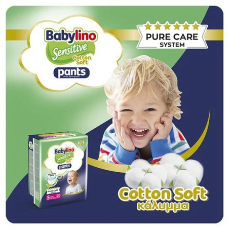 Babylino sensitive πάνες βρακάκι No4 7-13kg 38τεμ