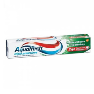 AQUAFRESH TRIPLE PROTECTION  75ml - (MILD & MINTY) (ΟΔΟΝΤΟΚΡΕΜΑ)