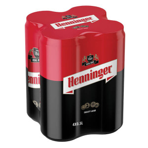 HENNINGER ΜΠΥΡΑ ΚΟΥΤΙ 500ml - (4 PACK)