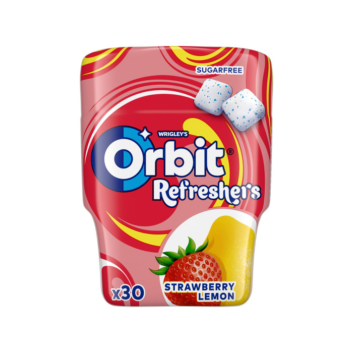 ORBIT ΤΖΙΧΛΕΣ ΚΟΥΤΙ STRAWBERRY/LEMON 67GR