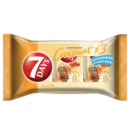 7 DAYS ΚΡΟΥΑΣΑΝ (3x70gr.) - (ΒΕΡΙΚΟΚΟ)