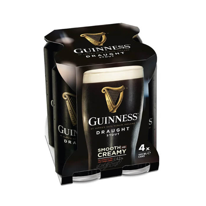 GUINNESS ΜΠΥΡΑ ΚΟΥΤΙ 440ml - (4pack)