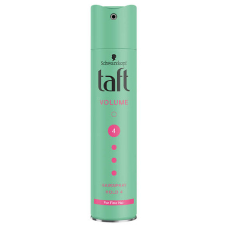 TAFT HAIR SPRAY 250ml - (No 4) (VOLUME GREEN)