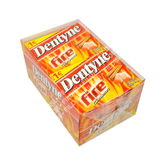 Dentyne ice τσίχλες με κανέλα χωρίς ζάχαρη 14x16,8gr