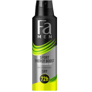 FA DEO SPRAY MEN 150ml - (SPORT ENERGY BOOST)