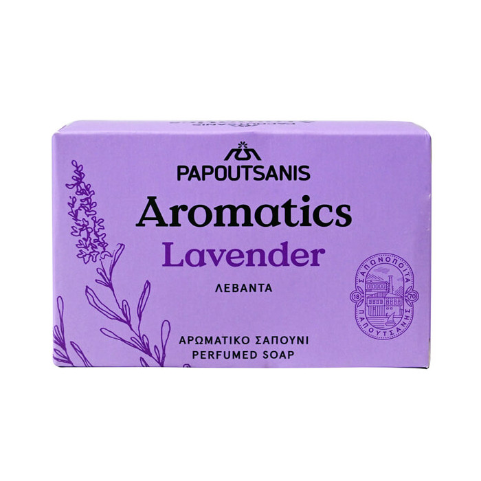 Παπουτσάνης aromatics σαπούνι με λεβάντα 100gr