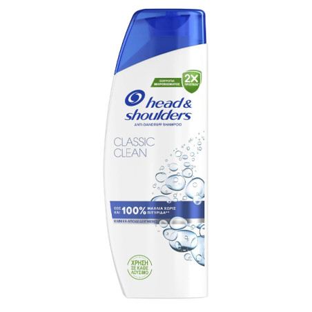 Head & shoulders σαμπουαν 360ml classic clean | MrPanda.gr