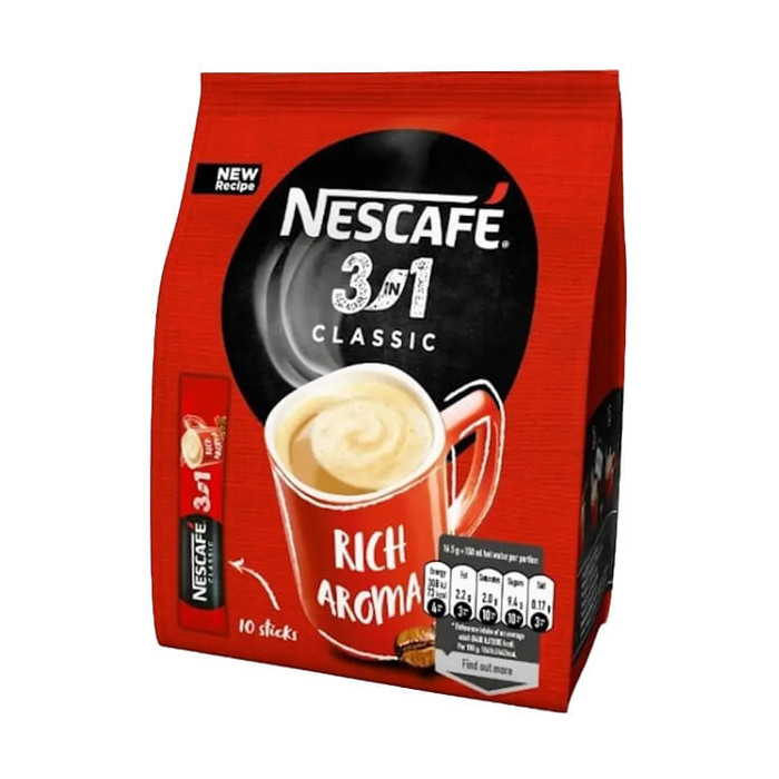 NESCAFE 3in1 CLASSIC STICK - (10x16.5gr.)