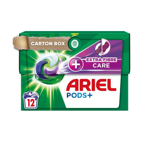 ARIEL κάψουλες πλυντηρίου ρούχων All in 1 Active Extra Fiber Care 12τεμ