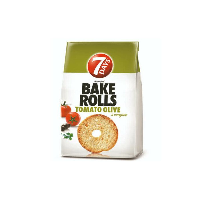 7 Days bake rolls με ντομάτα, ελιά & ρίγανη 80gr