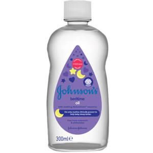 JOHNSONS BABY OIL 300ml - (BEDTIME)