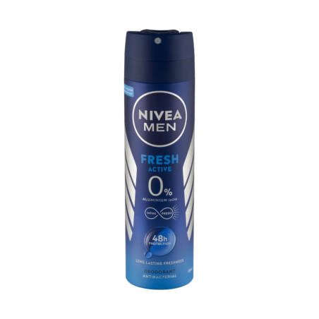 NIVEA BODY SPRAY MEN 150ml FRESH ACTIVE 0%