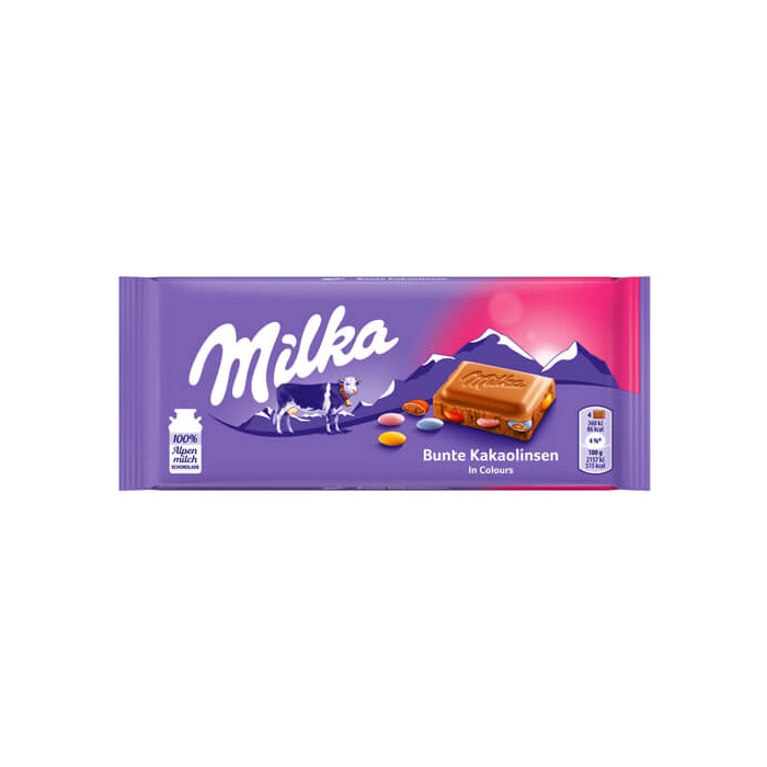 Milka σοκολάτα cacao lenses 90gr