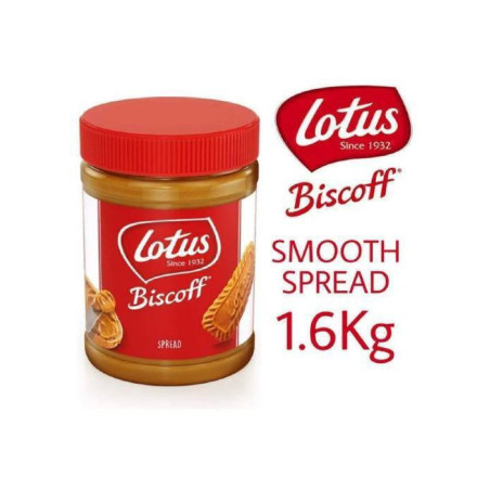 Lotus biscoff άλλειμα μπισκότου πραλίνα smooth 1,6kg