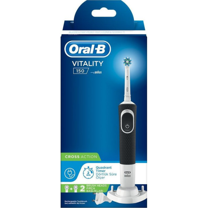 Oral-B ηλεκτρική οδοντόβουρτσα vitality 150 cross με χρονομετρητή 1τεμ