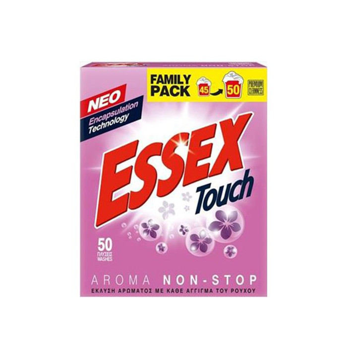 Essex Touch σκόνη πλυντηρίου ρούχων 50μεζ 2,40kg