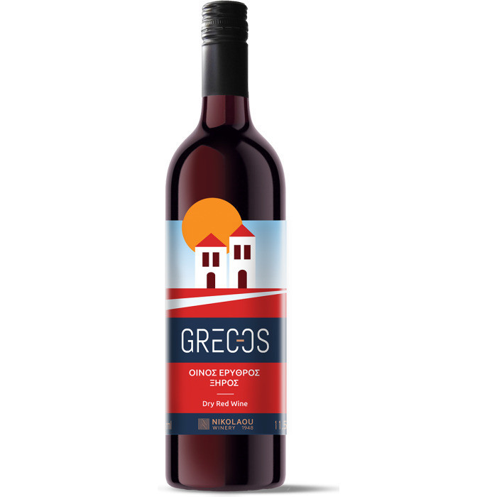 Grecos οίνος ερυθρός ξηρός 750ml