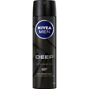 NIVEA BODY SPRAY MEN 150ml DEEP DARKWOOD