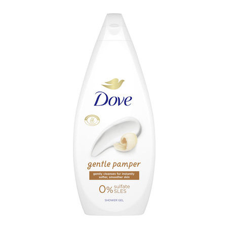 Dove αφρόλουτρο gentle pamper 720ml