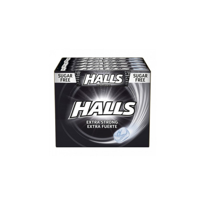 Halls καραμέλες έξτρα δυνατές χωρίς ζάχαρη 20x32gr