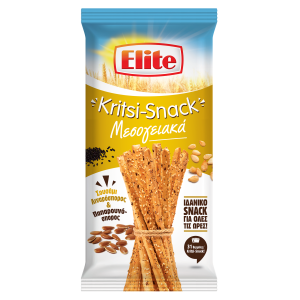 ELITE KRITSI-SNACK ΚΡΙΤΣΙΝΙΑ ΜΕΣΟΓΕΙΑΚΑ ΜΕ ΣΟΥΣΑΜΙ ΚΑΙ ΛΙΝΑΡΟΣΠΟΡΟ 125GR