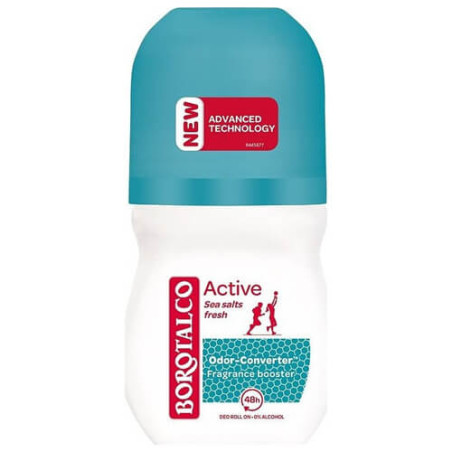 Borotalco αποσμητικό σώματος roll-on active sea salt 50ml