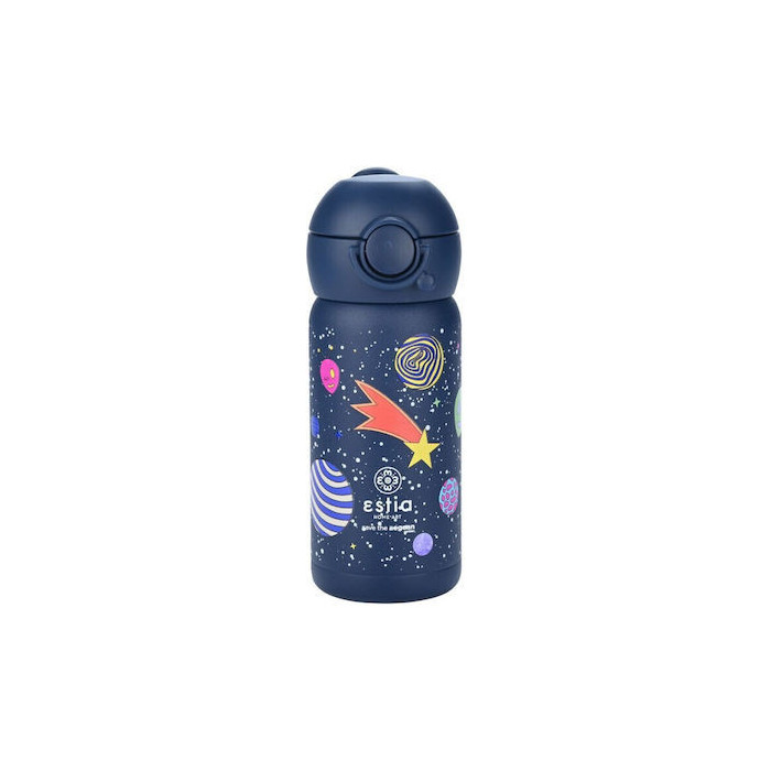 Estia wonder bottle παγούρι παιδικό θερμός ανοξείδωτο cosmic voyagers 350ml