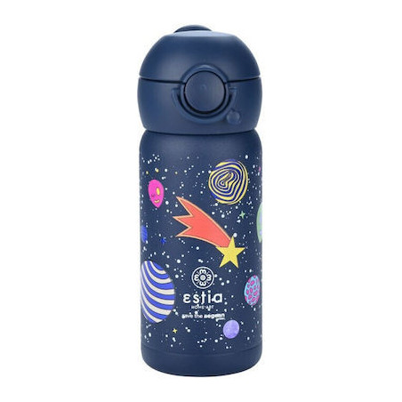 Estia wonder bottle παγούρι παιδικό θερμός ανοξείδωτο cosmic voyagers 350ml