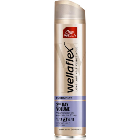 WELLAFLEX 2nd day volume hair spray No3 250ml