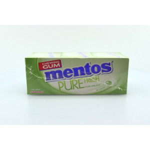 Mentos τσίχλες pure fresh lime & mint 28gr