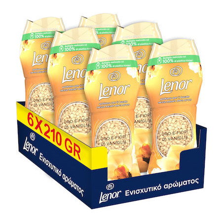 Lenor unstoppables ενισχυτικό άρωμα ρούχων βανίλια 6x210gr