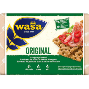 Wasa φρυγανιές τραγανές σίκαλης original 275gr