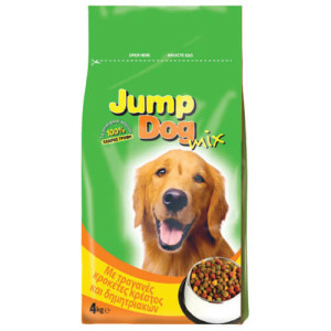 Jump dog σκυλοτροφή κροκέτα 4kg (-0,50€ )